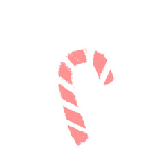 Fototapeta premium candy cane font