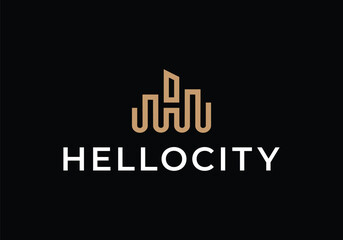 Obraz premium Initial letter H monogram logo design