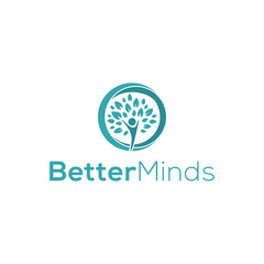 Palm tree and people