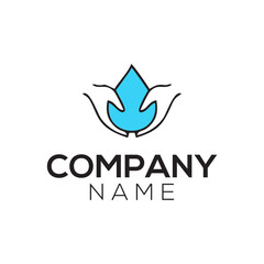 water and hands Logo