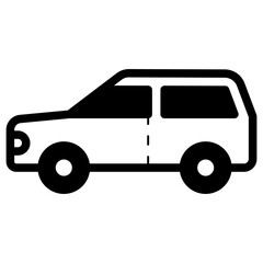 side view car icon