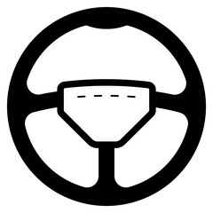 steering wheel icon