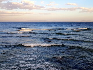 Obraz premium sunset over the sea