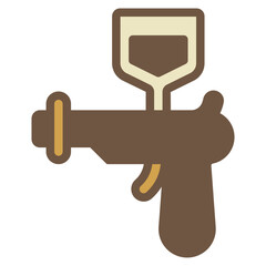 spray gun illustration