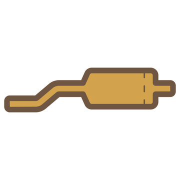 recommend clip art: muffler illustration