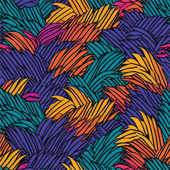 Seamless Colorful Hawaii Palms Pattern. Seamless pattern of Hawaii Palms in colorful style. Add color to your digital project with our pattern!