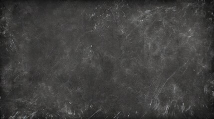 Blackboard Background with Chalk Smudges: An Ultra-Wide Web Banner, Generative AI