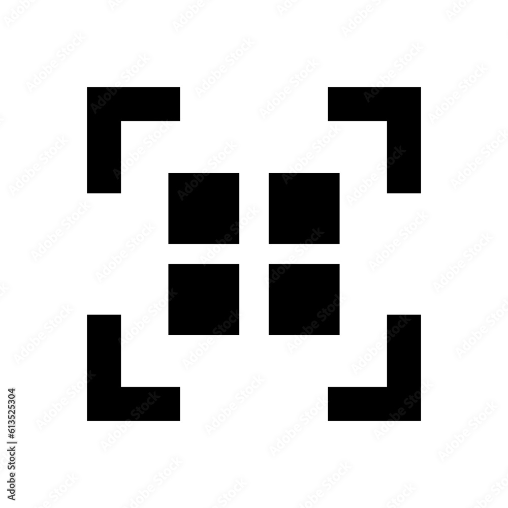 Poster qr code scan. qr payment. vector.