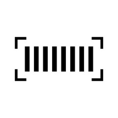 Barcode scan icon. One-dimensional code. Vector.
