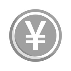 Japanese yen icon. Chinese yuan icon. Vector.