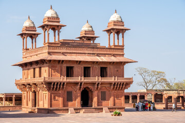 Obraz premium Agra,Utter Pradesh India. Diwan E Khas, march 28.2023 also known as the Hall of Private Audiences