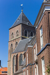 Tower of the Buitenkerk church in Kampen, Netherlands