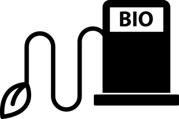 Bio fuel or biofuel day, pump or biodiesel. Car filling station, Bio fuels are available in solid, liquid or gaseous form. Vector refill symbol. Car fill.eps