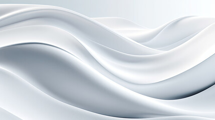 Obraz premium Background image smooth and easy waves white