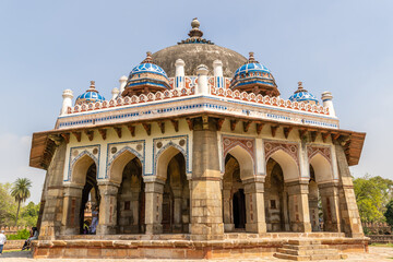 Obraz premium DELHI INDIA Humayun's tomb tomb of the Mughal Emperor Humayun in Delhi