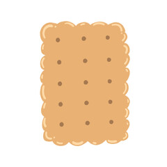 Cracker Cartoon illustration Cracker Hand Drawn Cracker Drawing