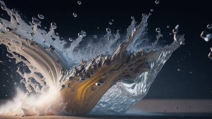 splash of water generative ai