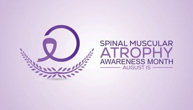 Vector graphic of Spinal Muscular Atrophy Awareness month.banner design template Vector illustration background design.