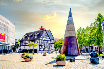 Altstadt, Bad Vilbel, Hessen, Deutschland 