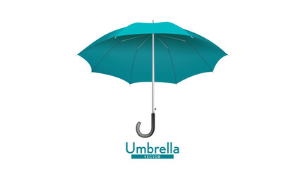 vector umbrella parasol vector illustration rainproof - obrazy, fototapety, plakaty