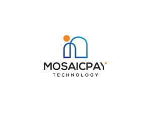 Modern minimalist letter m based logo design for Mosaic, marbel, hotel, and real estate business.