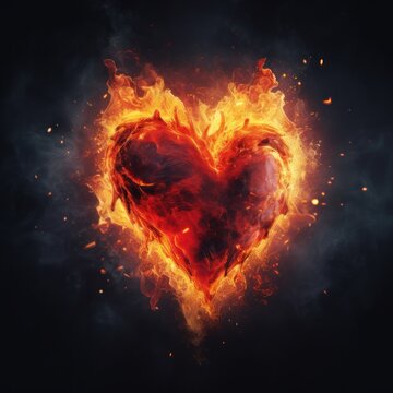 Heart on Fire - Generative AI