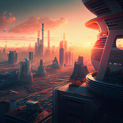 future mega city