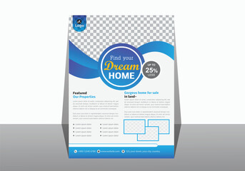 real estate home sale flyer design