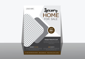 real estate home sale flyer