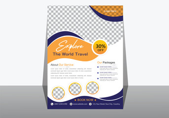 Travel flyer design