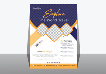 Travel flyer design