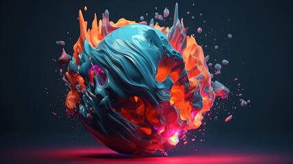 Realistic background design. Generative Ai