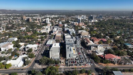 Main Mall in Gaborone, Botswana, Africa