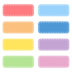 네임택 프레임 디자인 세트