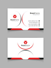 creative modern professional business card design.
corporate minimal business template design. 