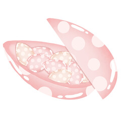 easter bunny with eggs