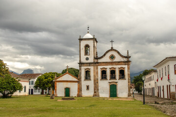 Fototapeta premium church of Santa Rita, City Paraty
