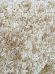 white rice on a table