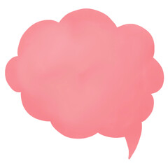 Red Speech Bubble