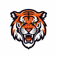Fototapeta na wymiar Tiger Logo. Generative AI