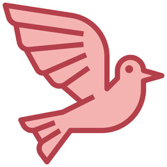 pigeon line icon,linear,outline,graphic,illustration