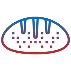 Obraz premium church line icon,linear,outline,graphic,illustration