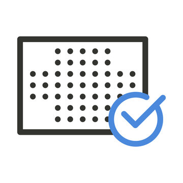 Digital camera cmos ccd image sensor icon. Camera sensor correction illustration
