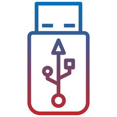 usb line icon,linear,outline,graphic,illustration