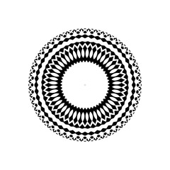 Ornamental Motive Pattern, Artistic Circle-Shaped, Modern Contemporary Mandala, for Ornate, Decoration, Background, Decoration or Graphic Design Element. Vector Illustration