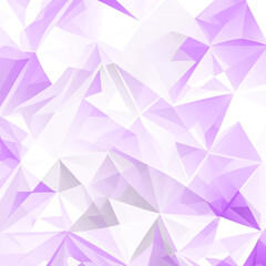 Light purple polygonal illustration, which consist of triangles. Triangular design for your business. Creative geometric background in Origami style with gradient