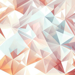 Light pink polygonal illustration, which consist of triangles. Triangular design for your business. Creative geometric background in Origami style with gradient