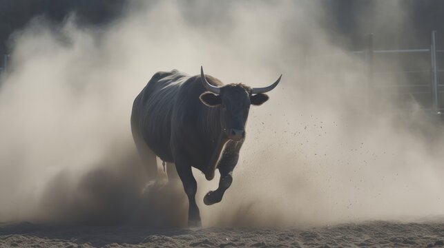 buffalo in the water HD 8K wallpaper Stock Photographic Image