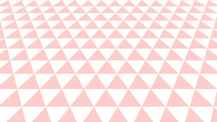 Vector illustration pink triangle geometric wave seamless pattern
