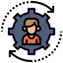 support line icon,linear,outline,graphic,illustration